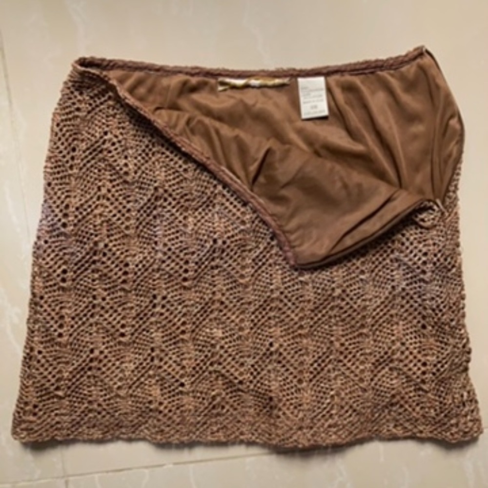 Vintage Crochet Mini Skirt